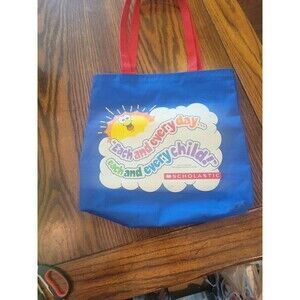 Vintage Scholastic Bookbag,  Bookfair Bag, Teacher Bookbag, Scholastic Tote